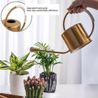 Indoor Watering Can for House Plant Stainless Steel Watering Can Metal with Long Spout Indoor Plant Pots 1300ml - Image 3