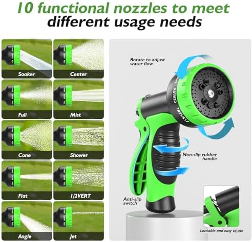 75 FT Leak-proof Stainless Steel Metal Garden Hose,Non-Expanding Water Hose - Image 2