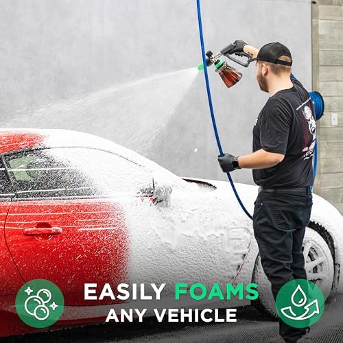 Armour Detail Supply - DRFT Foam Cannon – High-Output Snow Foam Sprayer for Pressure Washers, Adjustable Fan & Soap Control, Thick Suds for Safe Car Wash - Image 3