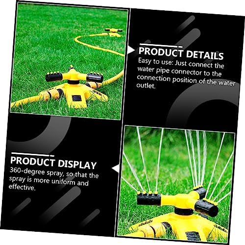 2Pcs Garden Hose Sprinkler Rotating Spray Nozzles Adjustable Plastic - Image 5