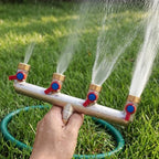 Gerrii 2 Pack 4 Way Hose Splitter Heavy Duty Solid Brass Manifold Hose Faucet T Tap Connection with Individual On/Off Valve, 3/4" GHT Spigot Adapter, Garden Outdoor Pipe Tap Splitter - Image 4