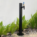 304 Stainless Steel Freestanding Water Column - Vertical Garden Hose Stand with Locking Faucet, Durable Outdoor Antifreeze Fountain, Perfect Hydrant for Garden Use by Unknown