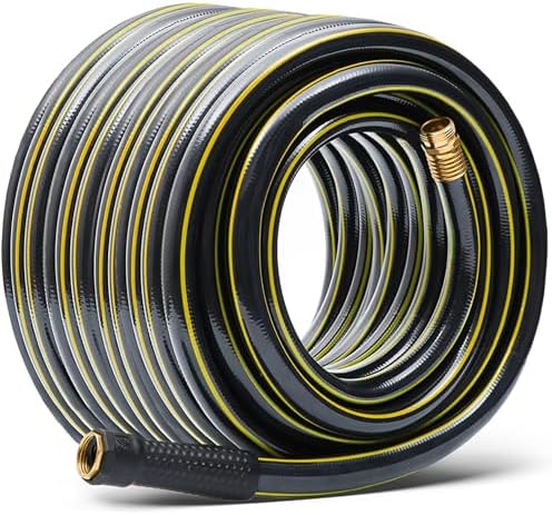 100 ft 5/8” Heavy Duty Garden Hose, Solution4Patio, Male to Female Fittings by Solution4PatioExpertinGardenCreation