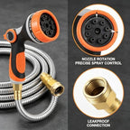 Metal Garden Hose 100 Ft, Stainless Steel Water Hose 100Ft - Image 6