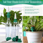 Patelai Terracotta Plant Watering Spikes Self to Use with Cola Bottles Houseplant Watering Stakes Automatic Irrigation System(15 Pack,White) - Image 2
