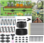 Ultimate 370FT Drip Irrigation Bundle – 240FT Quick Connect System + 130FT Flexible Hose with Accessories – 2 Tubing Sizes 1/2" & 1/4 for Custom Watering - Image 2
