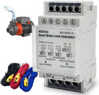 110V Automatic Smart Water Level Controller for Water Drainage and Storage, Sump Pump Float Switch Relay,Pump Control with 6.5 ft Detectors, Auto On Off by Unknown