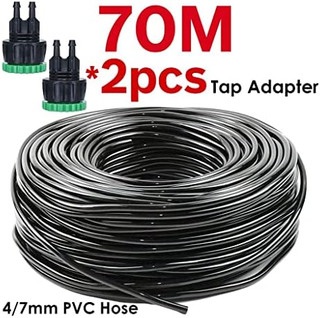1/4'' Garden Watering Hose 4/7mm PVC Micro Drip Irrigation Pipe Tubing, for Sprinkler Lawn Pot Plant Greenhouse (Color : SPL11-065-70M) - Image 2