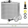 SPECILITE Expandable Metal Garden Water Hose 50 FT with Adjustable Nozzle by SPECILITE