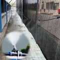 Industrial Mist Cooling Set for Dust Suppression On Construction Sites, 360° Rotating Hose, Adjustable Nozzles for Water Quantity Control and by tylxayoxa