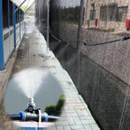 Industrial Mist Cooling Set for Dust Suppression On Construction Sites, 360° Rotating Hose, Adjustable Nozzles for Water Quantity Control and by tylxayoxa