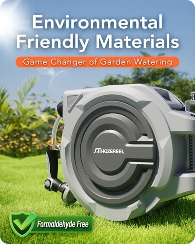 1/2" x 72 FT Retractable Garden Hose Reel - Image 6
