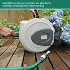Retractable Garden Hose Reel, Water Hose Reel Holder, Wall Mounted, Garden, 65.6 Feet 1/2 Inch, Any Length, Lock, Automatic - Image 7