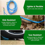 5/8" Non-Expanding Flexible Garden Hose PVC Water Hose，25FT - Image 3