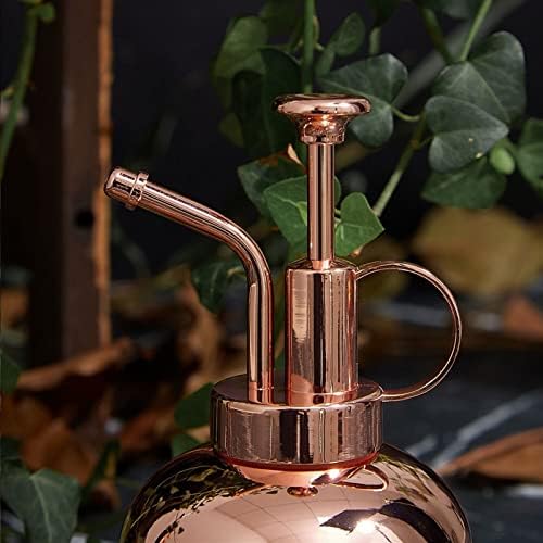Watering Can Watering Can for Indoor Plants Mini Vintage Pot Copper Flower Bottle for Outdoor and House(Black) - Image 4