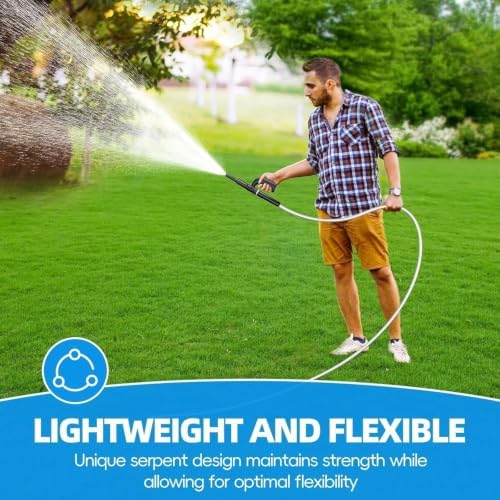 SPECILITE 50ft 304 Stainless Steel Metal Garden Hose with Independent Grip - Image 4