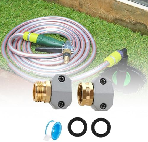 3X Garden Hose Repair Kit, Garden Hose Repair Accessories, Fit for 3/4 Inch and 5/8 Inch Hose with - Image 3