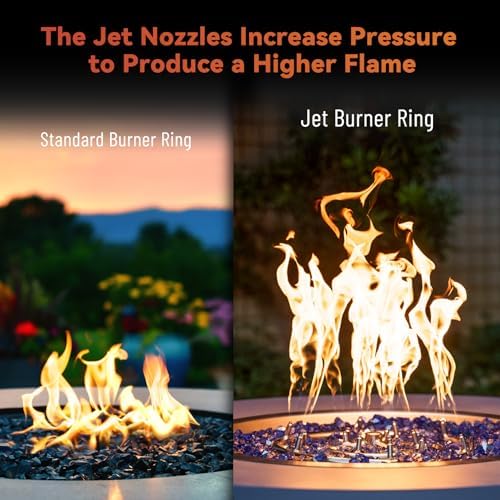 Skyflame 18" Round Fire Pit Jet Burner Installation Kit with Ignition - Image 4