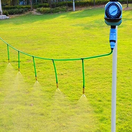 5pcs Threaded Brass Mist Nozzle Misting Spray Sprinkler Gardening Water Cooling Adjustable for Garden Lawn Irrigation - Image 2