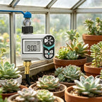 Duty Brass Irrigation Timer for Outdoor Spigot Flexible Schedule Perfect for Greenhouse and Flower Beds Programmable Water Clock Automatic Plant Watering Structure Drops Irrigation Clock Outdoor Hose - Image 6