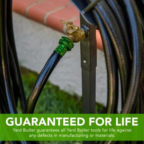 Yard Butler 100049499 Hose Hanger with Faucet, Green - Image 6