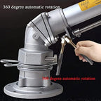Impact Sprinkler, Farm Irrigation Spray Gun, Rotary 29-57M Large-Area Watering Spray, with Replacement Nozzle Set - Image 3