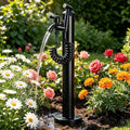 Outdoor Water Column Antifreeze Hose Faucet Stainless Steel Garden Water Tap, Yard Hydrant for Patio Lawn Irrigation Washing, Garden Water(Height: 60cm/23.6in) by Liyadolaam