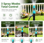 Drip Irrigation Kit Automatic Garden Watering System with Irrigation Drippers & Double Adjustable Misting Nozzles, Weatherproof & Construction(40m/131.2ft) - Image 2