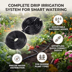 Luocute Drip Irrigation System, Adjustable Quick Connect Garden Watering Kit with 1/4 inch Tubing and Nozzles for Greenhouse Raised Beds Lawn Outdoor Plants - Image 3