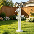 Stainless Steel Vertical Garden Water Column, freestanding Hose Stand with Faucet, Yard Hydrant for Patio Lawn Irrigation Washing(60cm/23.6in) by Unknown