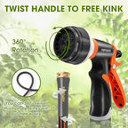 Garden Hose 75ft x 5/8", Heavy Duty Water Hose, Kink Resistant - Image 2