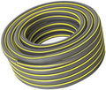 Heavy Duty Garden Hose Flexible Water Hose Outdoor Kink Free Crush Proof for Car Washing Watering Gray-4-points 100m by Unknown