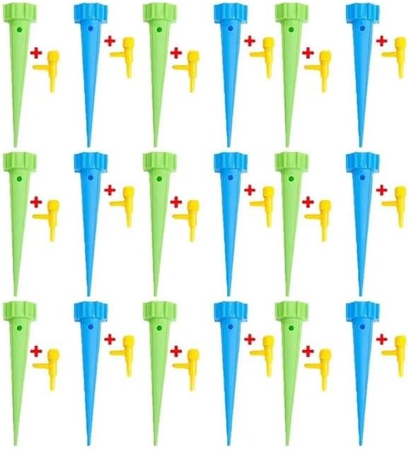 6-24pcs Auto Adjustable Drip Spike Water Bottle Irrigation System Self Dripper Automatic Device Indoor Plant(MIX-18Pcs) by Unknown
