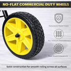 2-Wheel Garden Hose Reel Cart, Residential Duty Hose Reel,175ft Capacity - Image 4