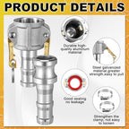 4 Set 1 Inch Camlock Fittings Type C&E - Image 3