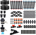 Upgraded Drip Irrigation System, 233FT Automatic Irrigation System, Watering Misting System for Greenhouse/Garden/Yard/Lawn, Micro Drip Irrigation Kit with 1/4 inch 1/2 inch Irrigation Tubing by Unknown