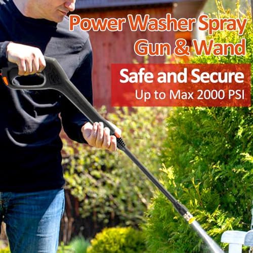 Bear Force Replacement Pressure Washer Spray Gun Kit With Lance, 5 Spray Tips, Turbo Nozzle & Holder - Compatible With Portland, Husky, Ford, Pulsar, ShopForce, Taskforce Powerwasher - Image 3