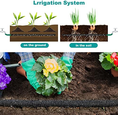 5/8" 25 FT*2 Pack Soaker Hose for Water Drip Irrigation for Lawn - Image 3