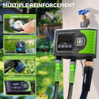 4-Zone Garden Irrigation Controller with Timed Watering & Rain Delay, App Controlled Electronic Hose Tap for Efficient Sprinkler System & Lawn Care - Image 2