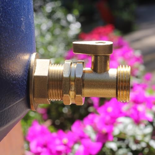 SIGURANTA Garden Hose Shut Off Valve 3/4 Inch Solid Brass Garden Hose connecto Shut Off Ball Valve (10 Set) - Image 6