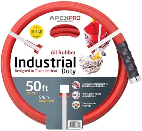 Apex, 8695-50, Commercial All Rubber Hot and Cold Water Hose, 5/8-Inch by 50-Feet by Unknown