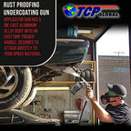 TCP Global Air Undercoating Spray Gun with Gauge, Includes 22" Long Wand - Image 6