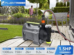 FLUENTPOWER 1.5HP 1300GPH Automatic Shallow Well Jet Pump with Prefilter - Image 3