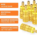 GASHER 12Pcs Industrial Air Coupling with 3/8" Hose Barb, 3/8" Basic Flow Quick Connect Air Coupler - Image 4