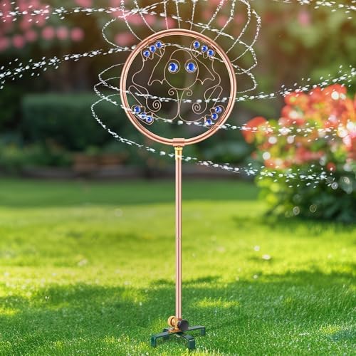 34" Ornamental Sprinkler, 360° Rotating, Frog by ElectricWise