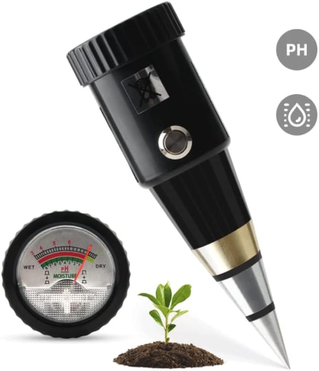 Handheld Soil Moistures PH Meter Acidity Humidity Tester Metal Sensor Probe 3~8ph No Battery Hygrometer for Planting Garden Tool - Image 2