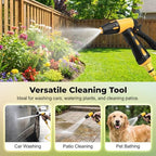 Jet Nozzle Power Washer for Garden Hose, 2026 Car Wash Water Gun with Spring Tube, High Pressure Washer Wand for Patio Garden Outdoor Cleaning, Adjustable Spray Patterns (Set B) - Image 4
