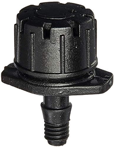1/4" Barb Adjustable Multi-Stream Drip Irrigation Emitter – Flow Control Micro Sprinkler, 10-32 Thread for Trees, Shrubs & Garden Drip Systems (150 Total Pieces) - Image 2