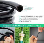 Garden Watering Hose 4/7mm PVC Micro Irrigation Pipe Drip Tubing Sprinkler 1/4'', for Transferring Liquid Lawn Balcony Greenhouse(100m) - Image 2