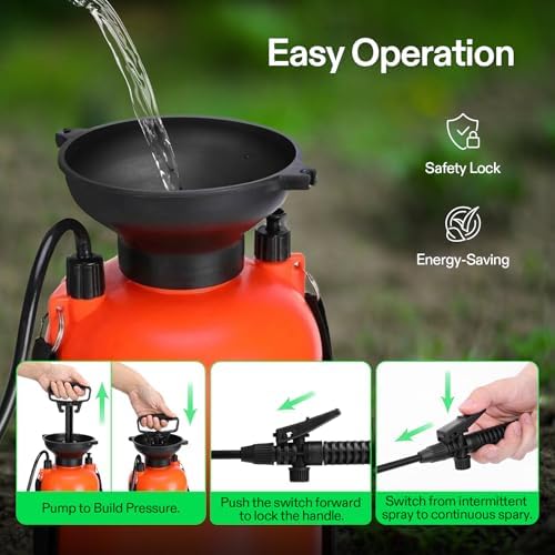 VIVOSUN 1.85-Gallon Pump Pressure Sprayer - Image 4